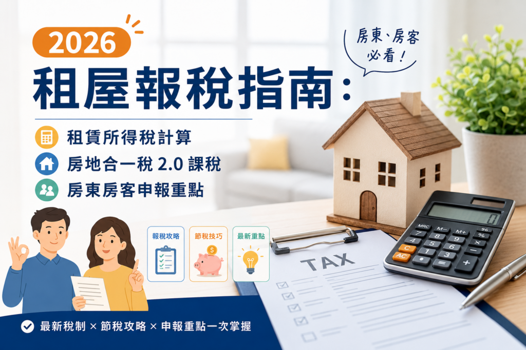 2026 租屋報稅，房東房客稅務解析